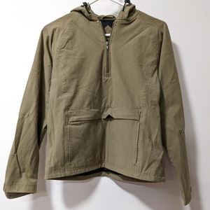 Kavu Zip-Up Pullover Olive Green Small